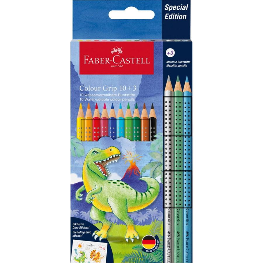Faber-Castell - Colour Grip CP dinosaur 13x