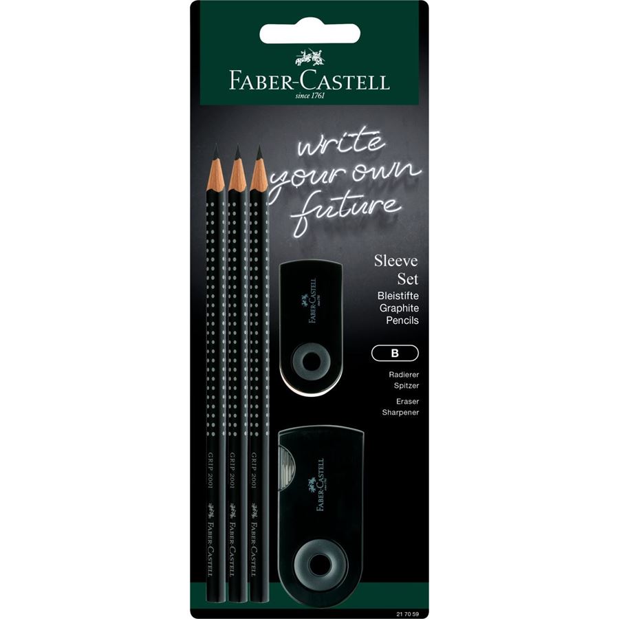 Faber-Castell - Sleeve set large black