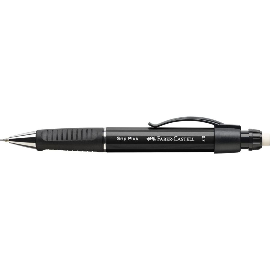 Faber-Castell - Grip Plus mechanical pencil, 0.7 mm, black metallic