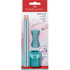 Faber-Castell - Pencil set Sparkle blister card and accessoires ocean