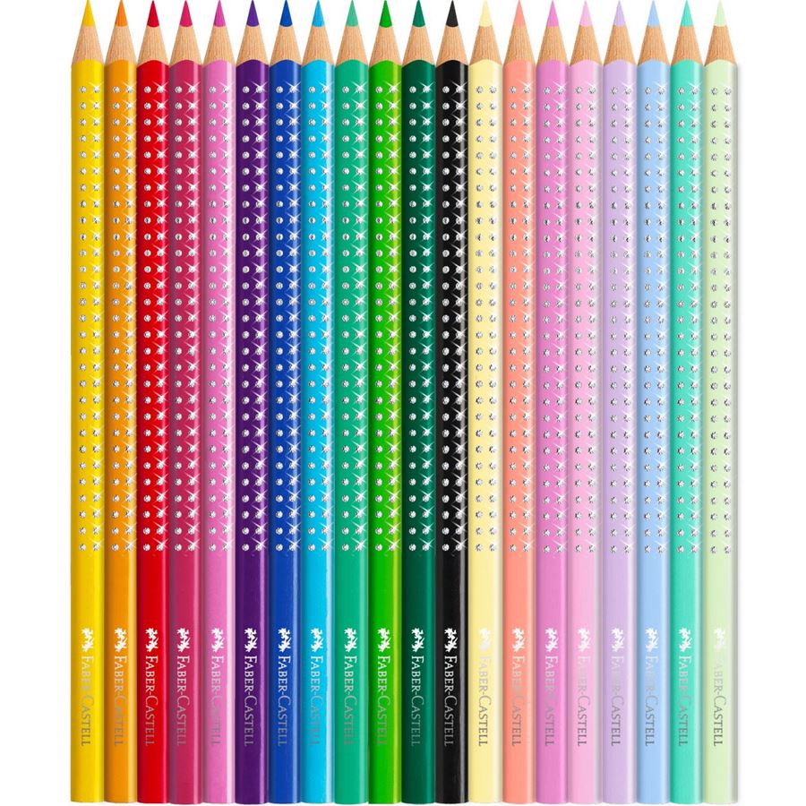 Faber-Castell - Gift set Sparkle colour pencils butterfly