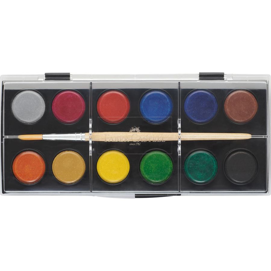 Faber-Castell - Watercolour paint box 12 colours