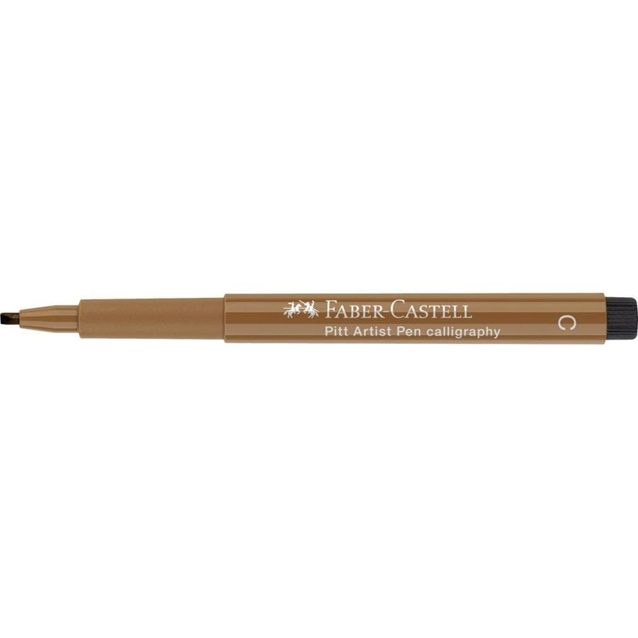 Faber-Castell - Pitt Artist Pen Calligraphy India ink pen, raw umber