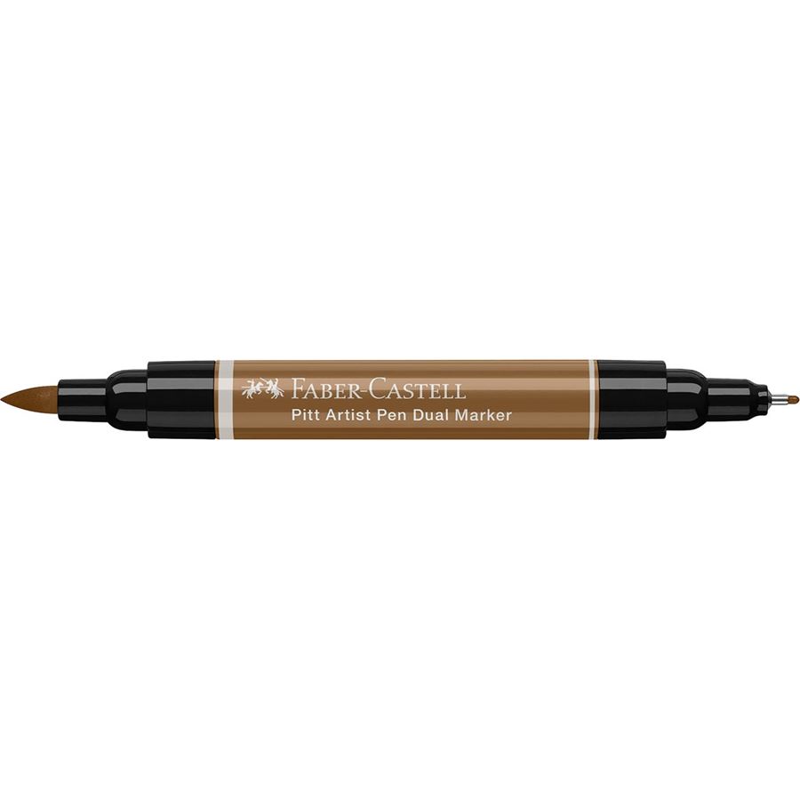 Faber-Castell - Pitt Artist Pen Dual Marker India ink, raw umber