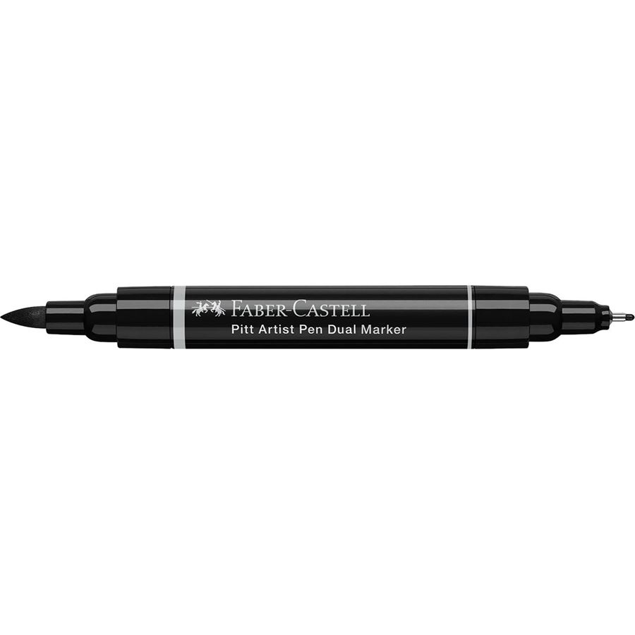 Faber-Castell - Pitt Artist Pen Dual Marker India ink, black