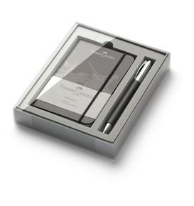 Faber-Castell - Ambition precious resin ballpoint pen set, 2 pieces, black