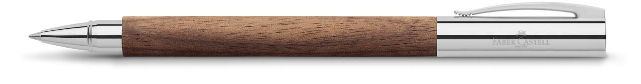 Faber-Castell - Ambition walnut wood rollerball, brown