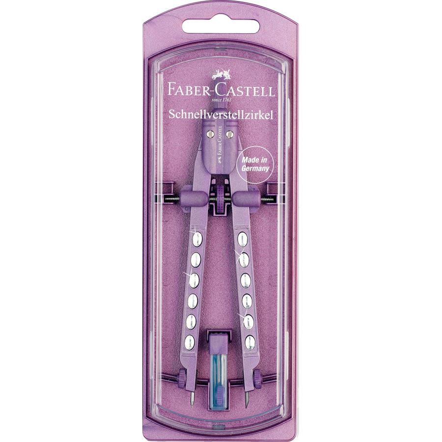 Faber-Castell - Quick set compass Factory Sparkle
