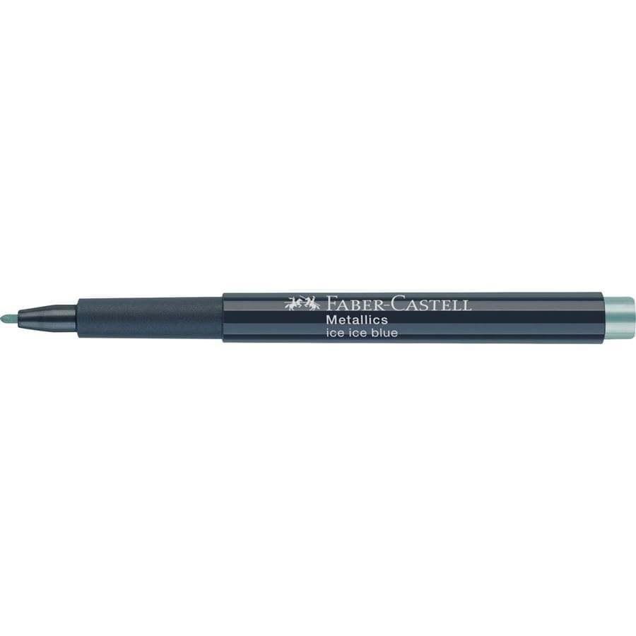 Faber-Castell - Metallics marker, colour ice ice blue