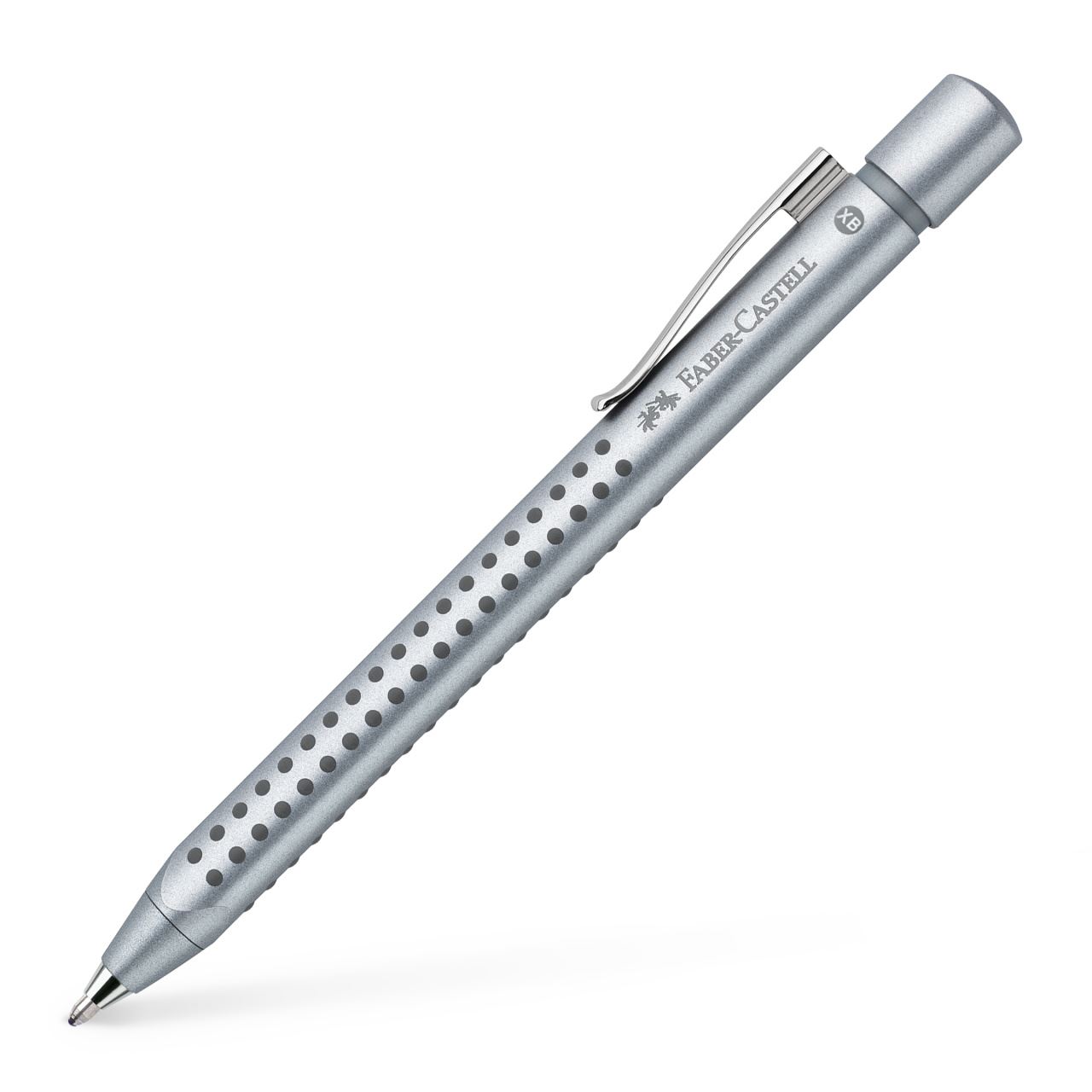 Faber-Castell - Grip 2011 ballpoint pen, XB, silver