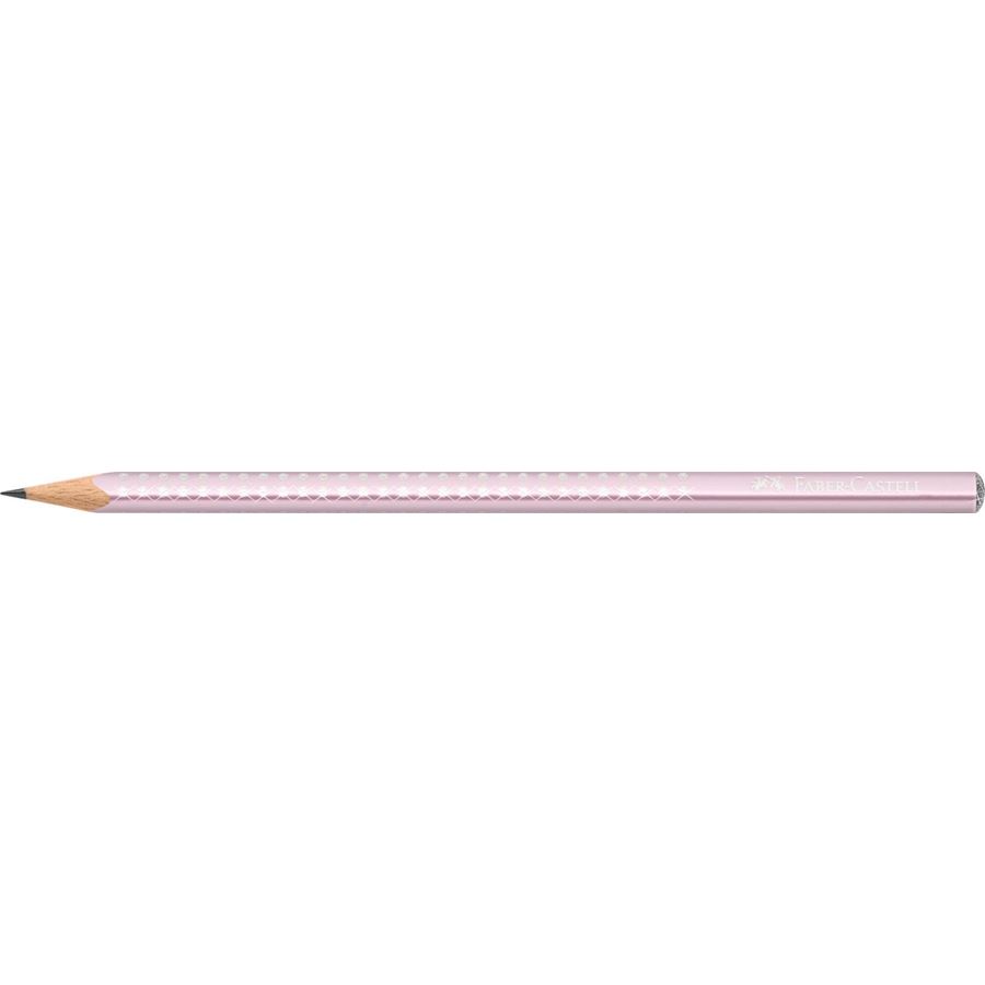 Faber-Castell - Graphite pencil Sparkle rose metallic