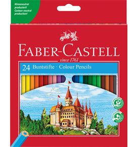 Faber-Castell - Classic Colour colour pencil, cardboard wallet of 24