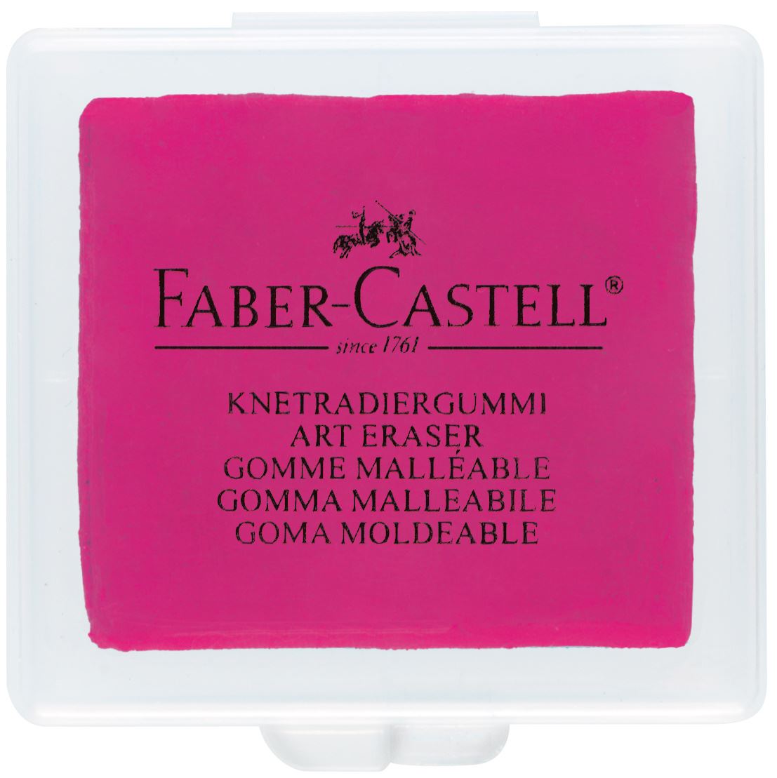 Faber-Castell - Kneadable eraser, turquoise, blackberry, blue