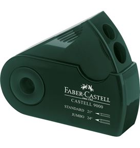 Faber-Castell - Castell 9000 twin sharpening box, green