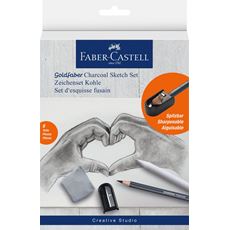 Faber-Castell - Goldfaber Charcoal sketch set, 8-pieces