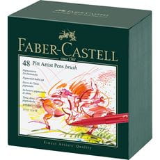 Faber-Castell - Pitt Artist Pen Brush India ink pen, studio box of 48