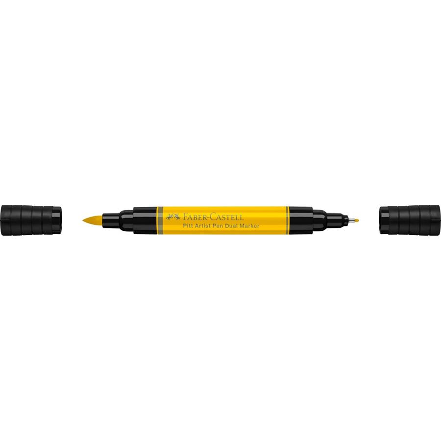 Faber-Castell - Pitt Artist Pen Dual Marker India ink, cadmium yellow