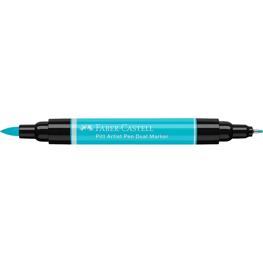 Faber-Castell - Pitt Artist Pen Dual Marker India ink light cobalt turquoise