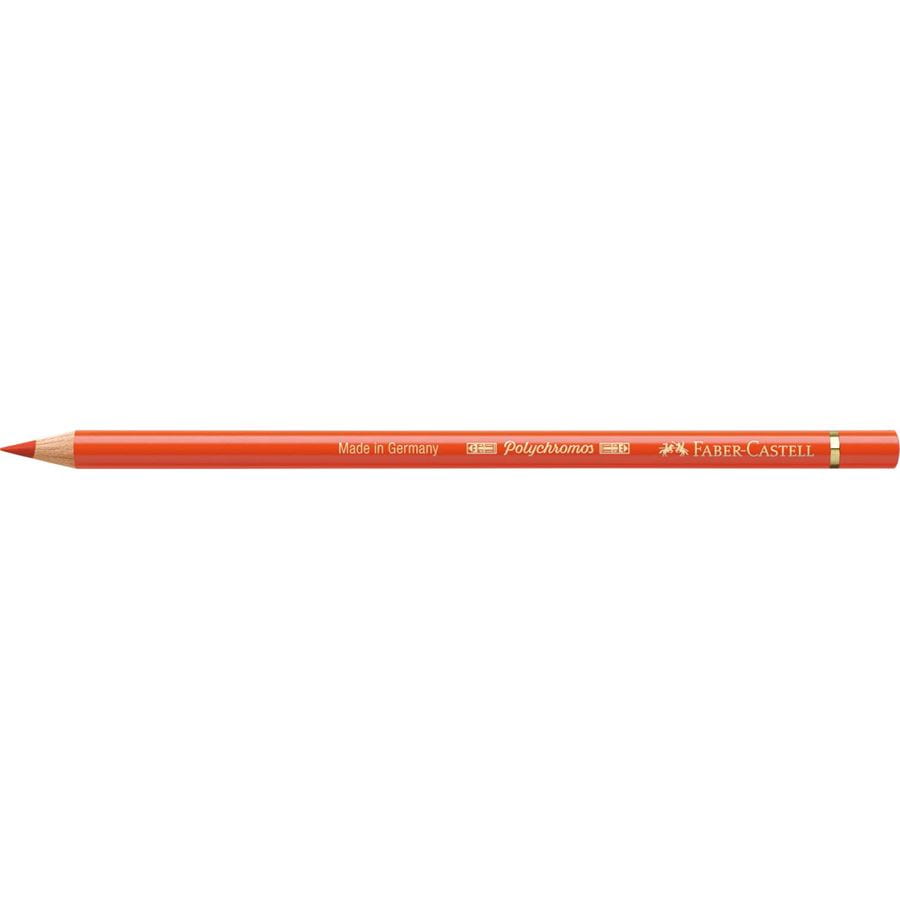 Faber-Castell - Polychromos colour pencil, dark cadmium orange