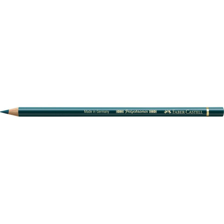 Faber-Castell - Polychromos colour pencil, deep cobalt green