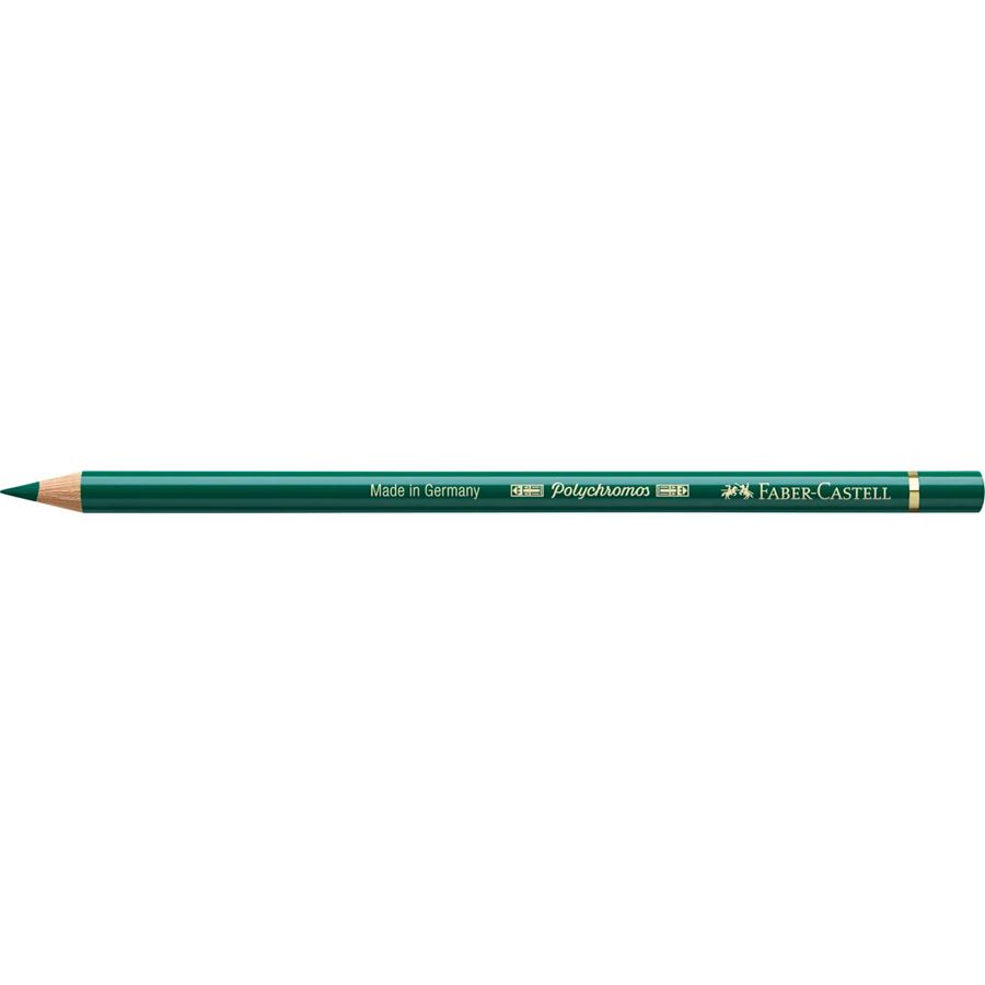 Faber-Castell - Polychromos colour pencil, Hooker´s green
