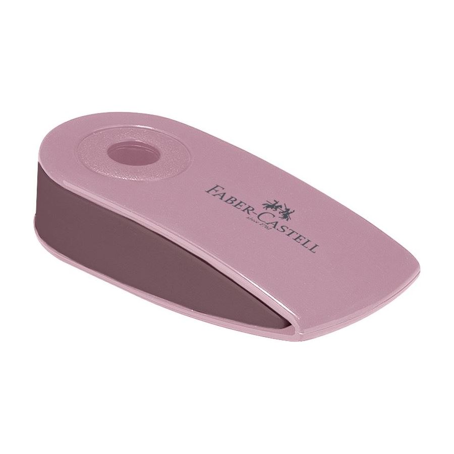 Faber-Castell - Sleeve Mini eraser, 3 harmony colours, sorted