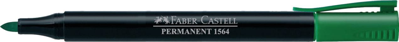 Faber-Castell - Marker Slim Permanent fine, green